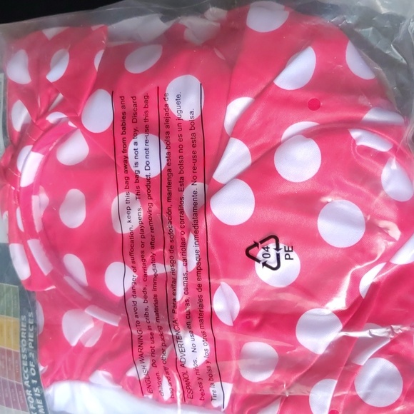 Wonderland Red Polka Dot Dress with Bow Headband - Picture 4 of 4